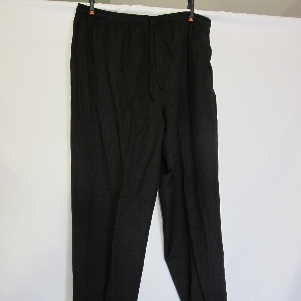 Draper's and Damon's Petites black pants, linen feel  PXL